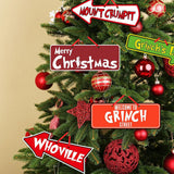 10PCS Christmas Tree Hanging Ornaments Decorations for Holiday Xmas Tree