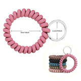 6PCS Stretchable Wristband Wristlet Keychain Wrist Key Chain Wristlet for  Gym Pool