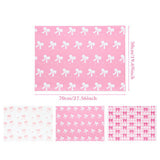 6 Sheet Gift Wrap Paper 70x50cm Coquette Bow Pattern Set Style 2