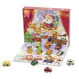 Christmas Advent Calendar for Kids 24 Days Countdown Calendar Toys with Cars Set Xmas Gift