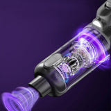 8000PA Car Vacuum Cleaner & Air Duster Portable with LED Light for Office