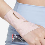 2PCS Fitness Wrist Support Brace Elastic Wrist Guards for Gym Training and Sports Skin Color