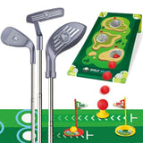 Golf Toy Set Retractable Golf Clubs with Scorecard and Storage Bag Outdoor Yard Games