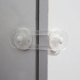 8Pcs Proofing Security Lock Self-Adhesive Cabinet Door Security Locks