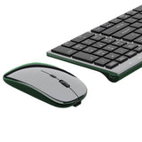 3 Modes Rechargeable Wireless Keyboard and Mouse Combo for Laptop PC Tablet