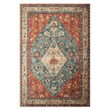 Retro Floor Mat Anti-Slip Floormat Home Room Office Decoration Style 1