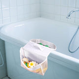 2 Compartments Bath Toy Storage Organizer for Bathtub