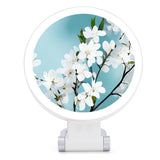 Double-Sided 1X/30X Magnifying Foldable Makeup Mirror with 3 Color Lights
