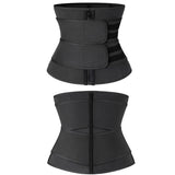 Sweat Waist Trainer for Women – Sauna Sweat Belt Slim Body Shaper Corset Black