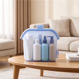 Wide Mouth Stand Up Silicone Sealed Food Storage Bag for Kitchen Use Blue