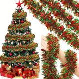 5M Christmas Garland with String Lights Hanging Tinsel Decoration for Xmas Tree