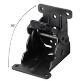 4Pcs 90 Degree Folding Table Leg Brackets Self Lock Foldable Hinge DIY Heavy Load Black