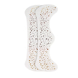 6PCS Glitter Freckles Face Tattoo Water Resistant Gold Party Stickers Style 1