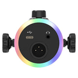 RGB Dynamic Gaming Microphone XLR/USB Interface for PC Streaming Podcast Recording Style 1
