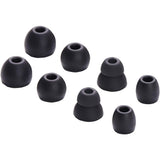 4 Pairs of Replacement Silicone Ear Tips Compatible with Beats Flex/Beats X/Powerbeats Pro Black