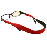 5Pcs Neoprene Adjustable Sunglasses Retainer Strap for Sports Red