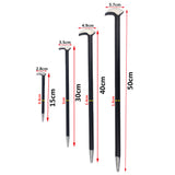 4-Piece Set Pry Bar Tools Wrecking Hand Tool for Automotive Machinery Aligning and Prying