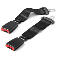2Pcs 36cm Car Safety Belt Extender Seat Buckle Belt Car Lengthening Strap