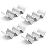 4PCS Stainless Steel Taco Stand Rack Tray Style Oven for Baking