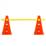 Dog Agility Training Set 10 Cones 5 Poles Adjustable Hurdle