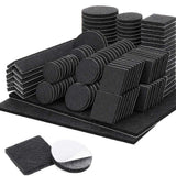 Felt Furniture Pads 300 Pieces, Furniture Pads for Hardwood Floors Felt Pads for Chair Legs Black
