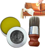 2Pcs Furniture Salve for Leather Furniture Repair Oil with Brushes