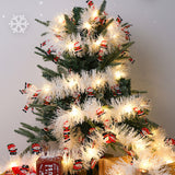 5M Christmas LED Garland – 50 Warm White Lights for Indoor & Outdoor Tree Decoration Style 2
