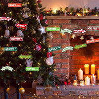 16 PCS Christmas Ornaments for Christmas Tree Decor Xmas Party Supplies