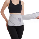 Adjustable Waist Band with Removable Stays Waist Wrap Grey
