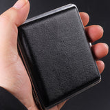 Cigarette Case Tobacco Pocket Pouch Holder Box Cigar Holds 20 Cigarettes Black