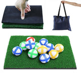 Double-Sided Golf Chipping Practice Mat for Indoor and Outdoor Use
