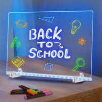 LED Drawing Board for Kids with Stand and Remote Colorful Light-Up Art Pad