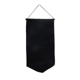 42x22cm Wall Hanging Badge Brooch Jewelry Storage Case Canvas Display Banner Stand Pin Collection Organizer Holder Black