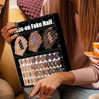 12-Day Christmas Countdown Nail Set  – Advent Holiday Press-On Nails Style 1