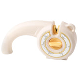 6-in-1 Kitchen Knife Sharpener Multi-Use Rotary Knob for Home Cooking White