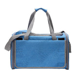Washable Pet Carrier for Large Cats and Dogs Travel Blue