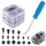 625 PCS Car Trim Clip Fastener Kit 16 Sizes with Tool and Box