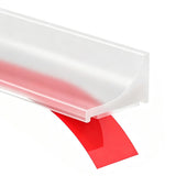 3m Shower Threshold Water Dam Guard Self Adhesive Silicone Waterproof Barrier Clear