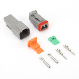 10 PCS For Deutsch DT 2 Way Pin Male/Female Electrical Connector Plug Waterproof