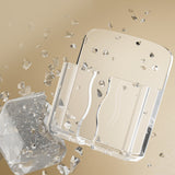 2 PCS No Drill Wall Phone Holder Clear Phone Stand for Home Transparent