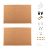 2Pcs Hanging Message Photo Boards Double Sided Display Set