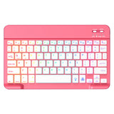 Bluetooth Keyboard Case Compatible With iPad 11th 10th Gen A16 Backlit Cover Pink
