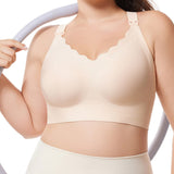 Seamless Bra for Women for Workout Running Gym Yoga Nude