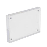 Clear Acrylic Photo Frame Double Sided with 8 Attraction Pieces