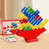 32PCS Tetra Tower Balance Stacking Blocks Game for Adults and Kids