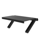 Adjustable TV Monitor Top Shelf Screen Storage Rack Desktop Organizer Caddy Hold