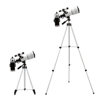 Astronomical Telescope Set with Adjustable Tripod and Phone Holder for Astronomy Beginners