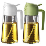 2 Pcs Glass Olive Oil Sprayer for Cooking 2 in 1 Olive Oil Dispenser Bottle for Kitchen