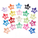 100PCS Colorful Y2K Star Snap Hair Clips and Barrettes