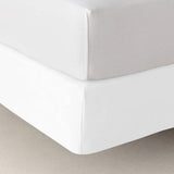 Elastic Box Spring Mattress Foundation Cover Wrap Skirt White